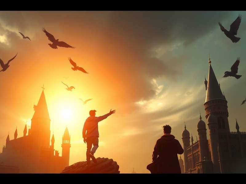 New Harry Potter Game 2025 Cover Art showing Hogwarts at night
