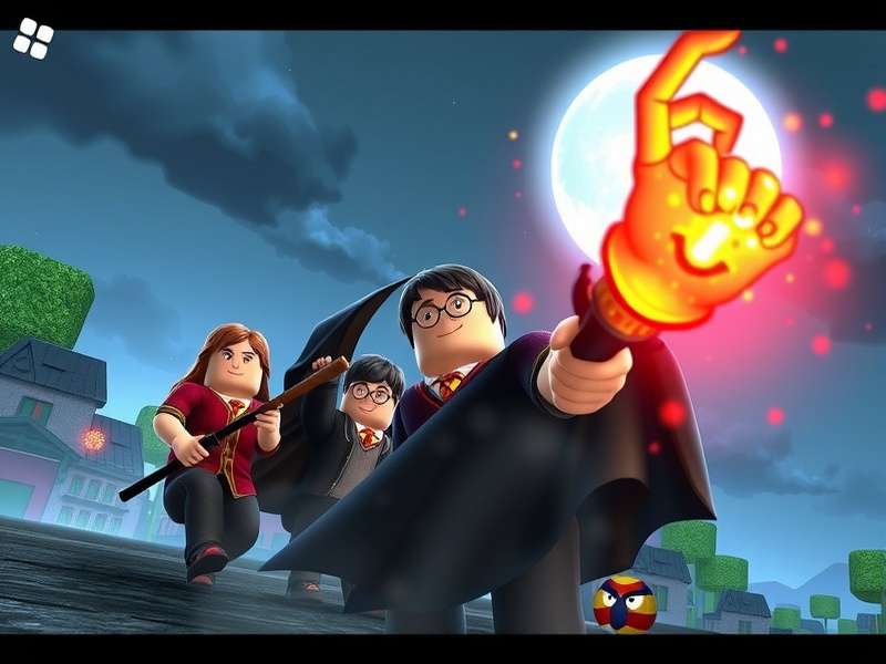 2025 Roblox Harry Potter Games Showcase - Hogwarts Castle and magical creatures