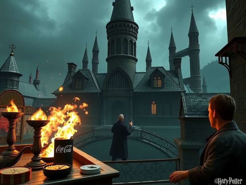 PS5 Harry Potter online dueling arena with spell effects