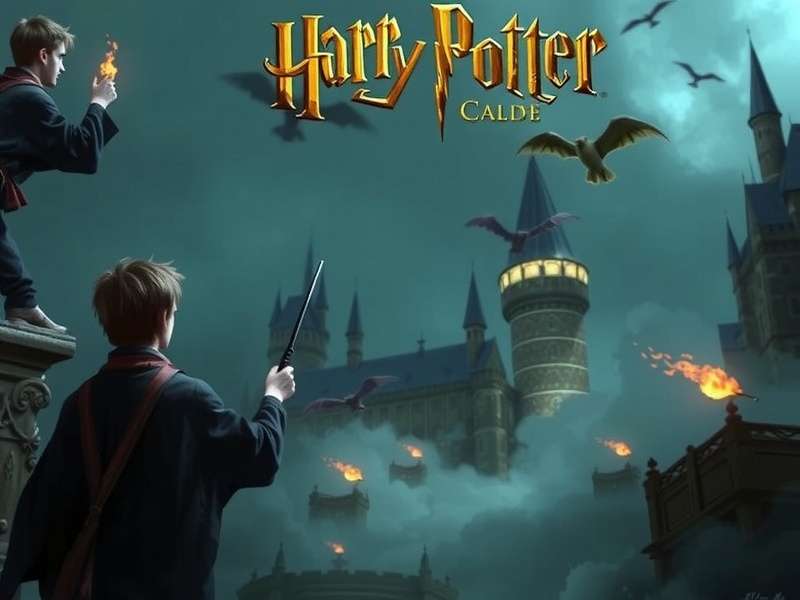 New Harry Potter PC Game magical interface with spells and inventory