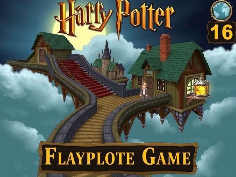 Harry Potter PC game screenshot showcasing magical environment