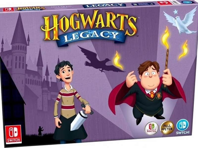 Hogwarts Legacy Nintendo Switch gameplay screenshot showing character casting a spell