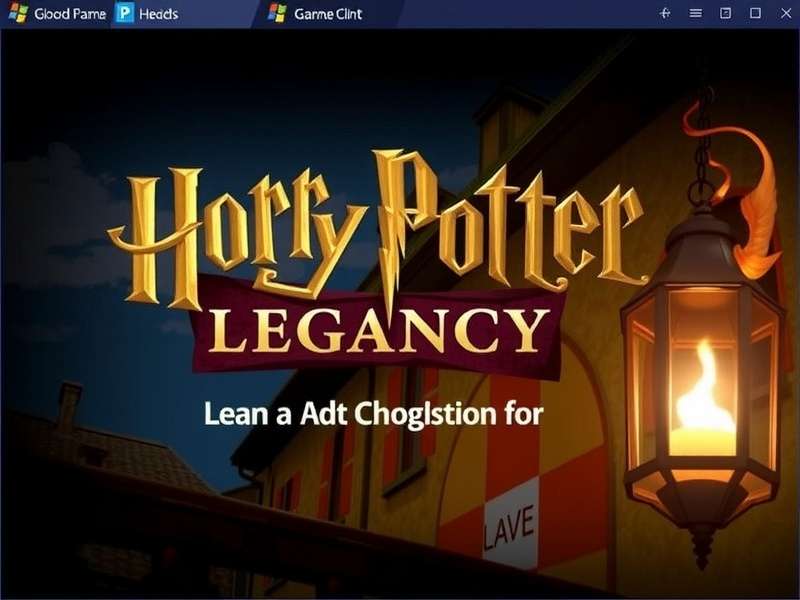 Hogwarts Legacy PC gameplay on ultra settings showing detailed Hogwarts castle