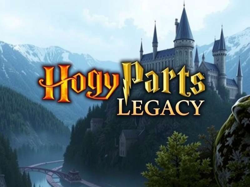 Hogwarts Legacy PC Gameplay screenshot showing spell casting in the Grand Staircase