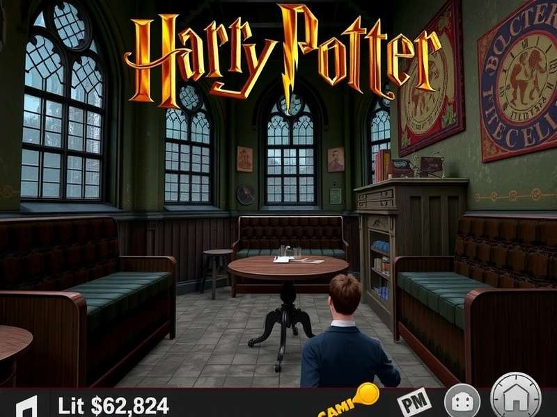 Harry Potter Philosopher's Stone PC Game Screenshot - Harry casting Flipendo