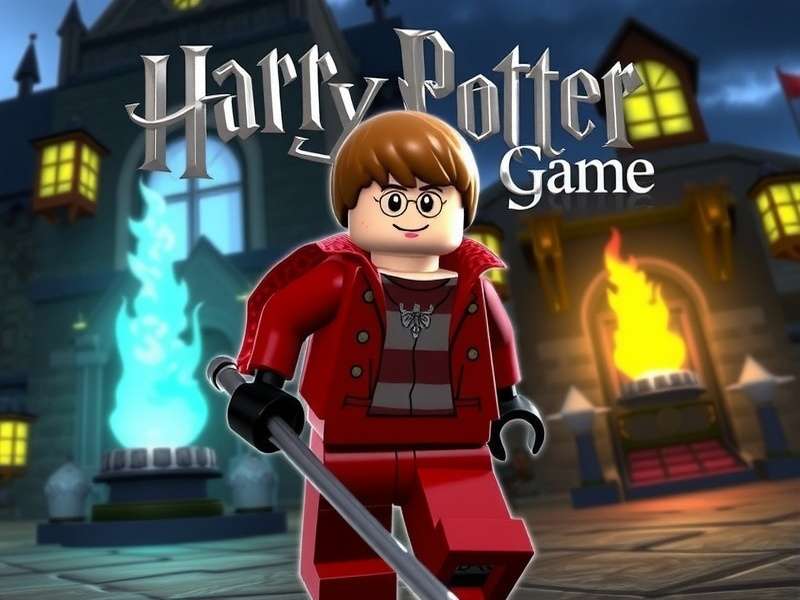 Lego Harry Potter Years 1-7 PC gameplay screenshot showing Harry and Ron in Hogwarts