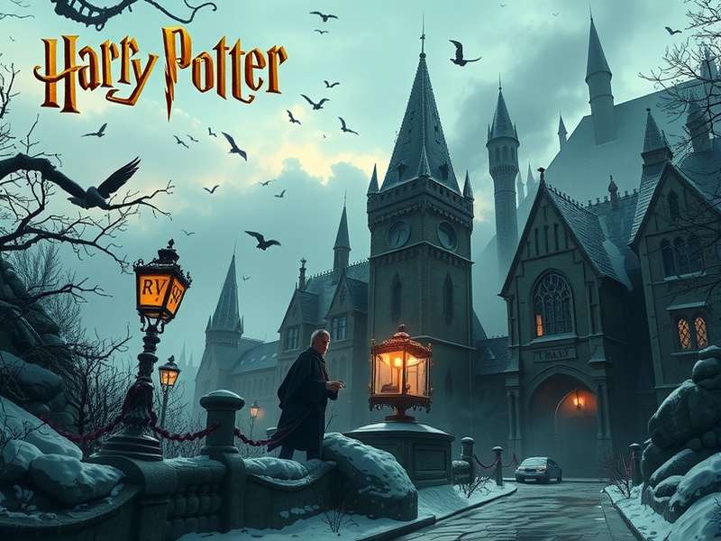 Hogwarts Legacy gameplay scene with wizard casting spell