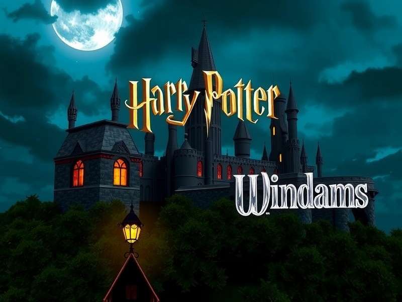 Harry Potter game running on Windows PC with magical effects