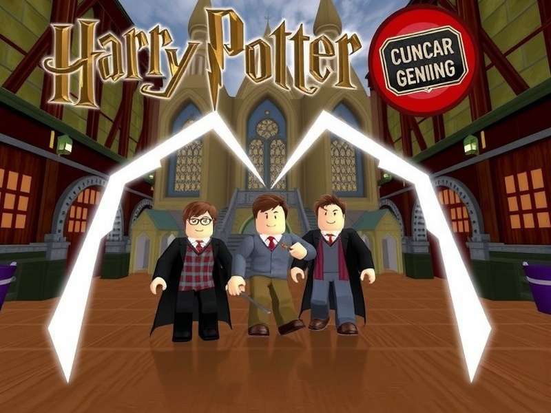 Harry Potter themed Roblox games showcasing Hogwarts and spells