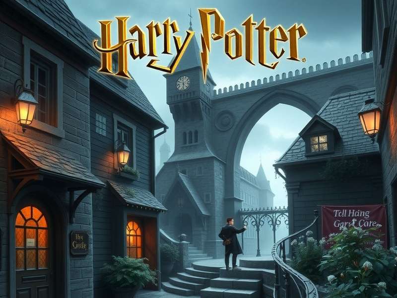 Orchestra recording the Hogwarts Legacy soundtrack in a studio, with the composer conducting