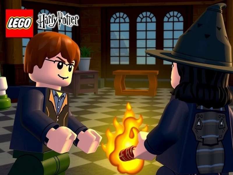 Lego Harry Potter Games Online Free – Banner showing magical Lego wizard gameplay