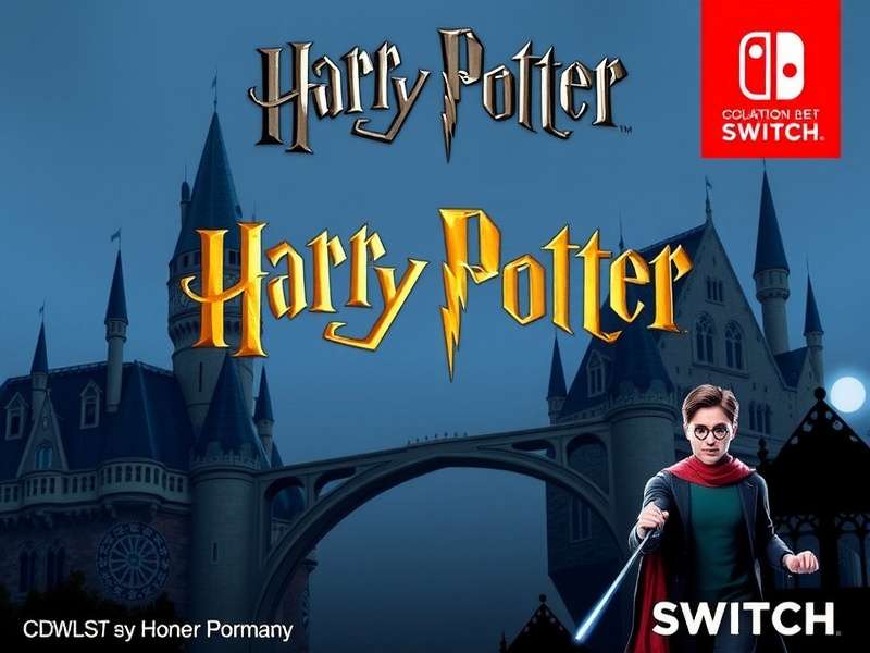 New Harry Potter Game Switch – magical journey on Nintendo Switch with golden snitch and Hogwarts castle