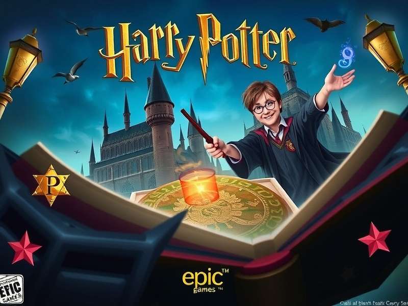 Epic Games Harry Potter — Hogwarts Legacy and Lego Harry Potter game banner showing magical gameplay