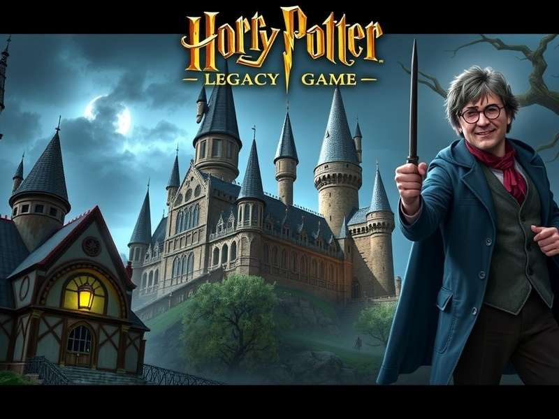 Hogwarts Legacy gameplay showcasing a wizard casting a spell in the Great Hall