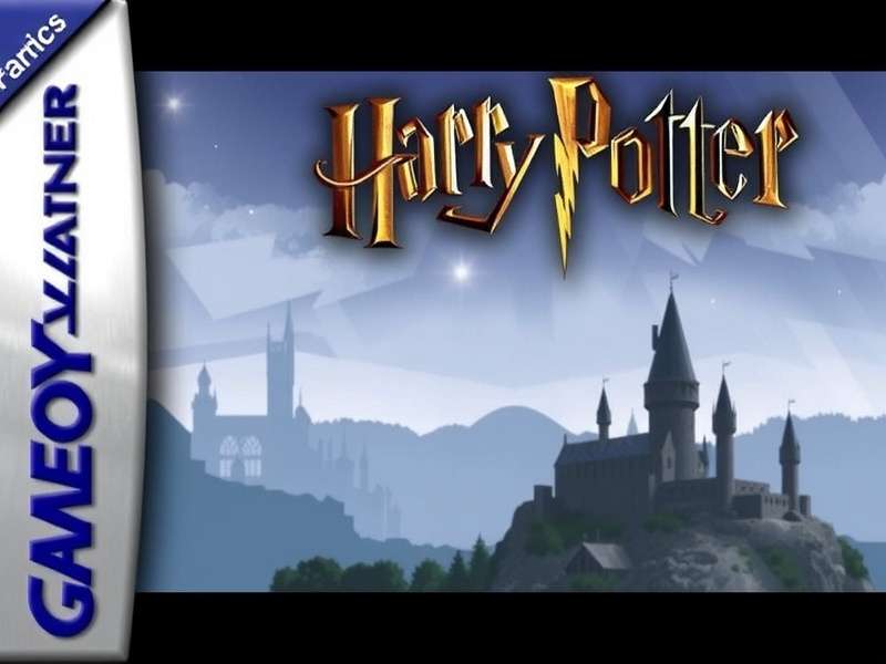 Harry Potter Game Boy Advance trilogy cover art showcasing Harry, Ron and Hermione