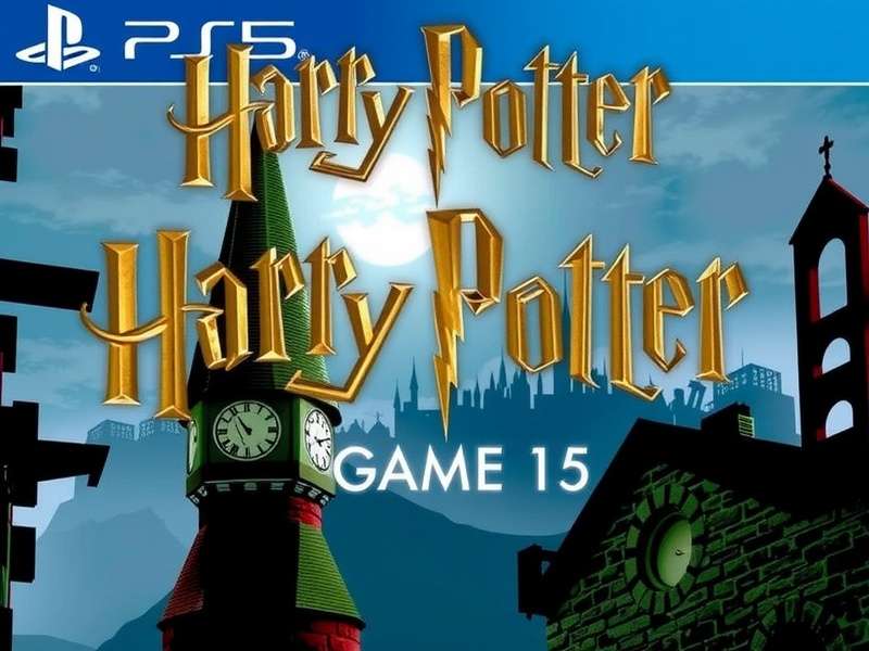 Harry Potter game PS5 release date banner showing magical next-gen gameplay