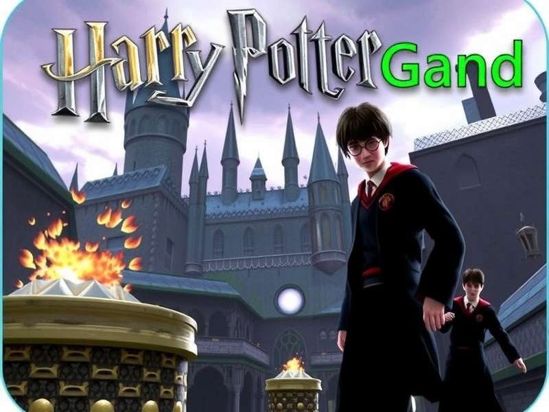 Harry Potter PC Games Collection – Hogwarts Legacy and classic titles displayed in magical collage